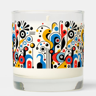 Abstract happiness scented candle