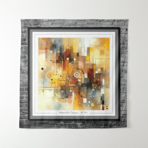 Abstract Harmonics Tapestry