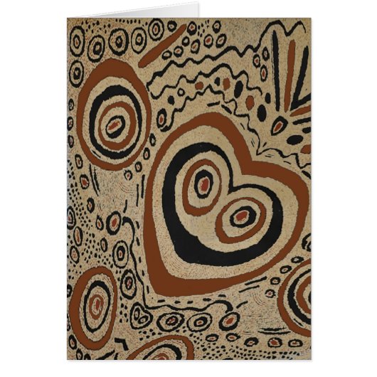 Abstract Heart and Circles (Front)