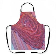 Abstract Heart Design All-Over Print Apron