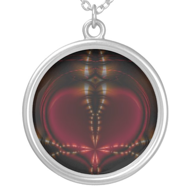 Abstract heart necklace (Front)