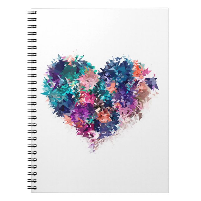 Abstract heart notebook (Front)