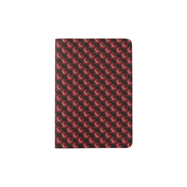 Abstract Heart Passport Holder (Front)
