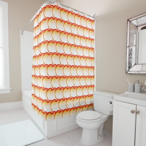 Abstract Heart  Shower Curtain