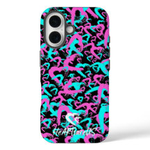 Abstract Hearts iPhone 16 Case