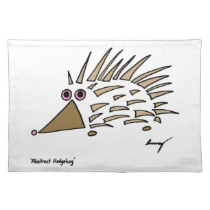 Abstract Hedgehog Placemat