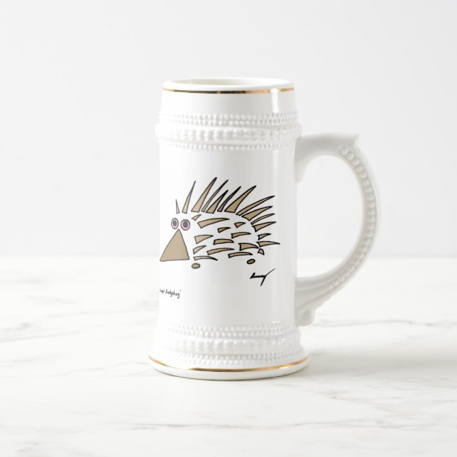 Abstract Hedgehog Stein (Right)