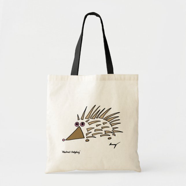 Abstract Hedgehog Tote Bag (Front)