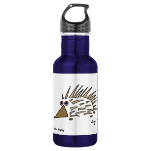 Abstract Hedgehog Water Bottle