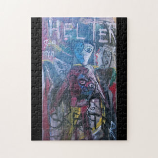 ABSTRACT HELTER SKELTER JIGSAW PUZZLE