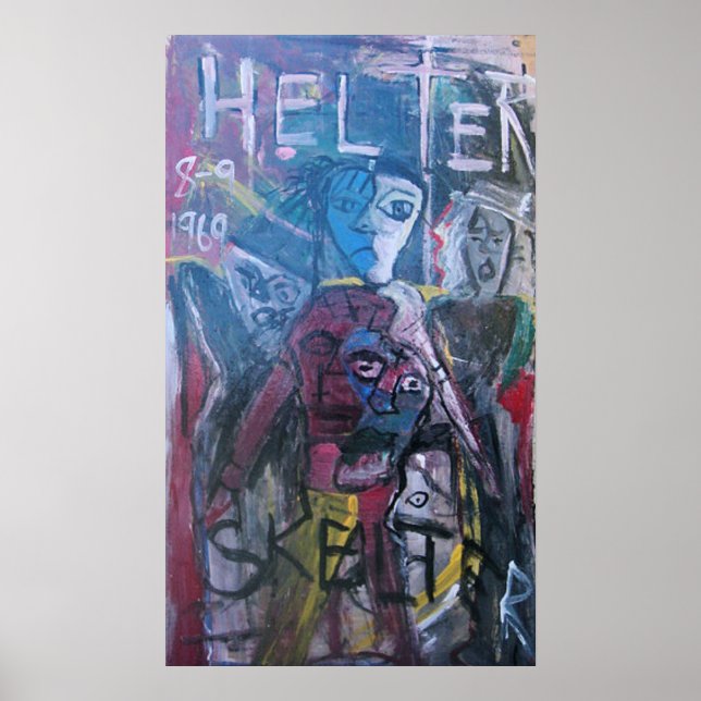 ABSTRACT HELTER SKELTER POSTER (Front)
