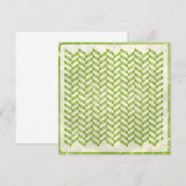 Abstract herringbone in greenery (Front/Back)