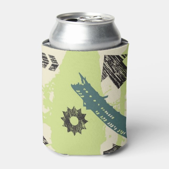 Abstract hi-tech background can cooler (Can Front)