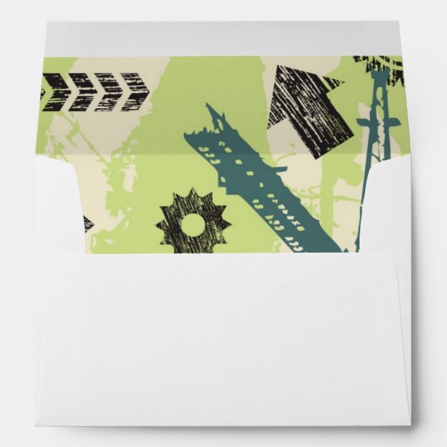 Abstract hi-tech background envelope (Back (Bottom))