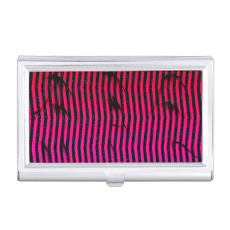 Abstract Hidden Figures Business Card Case