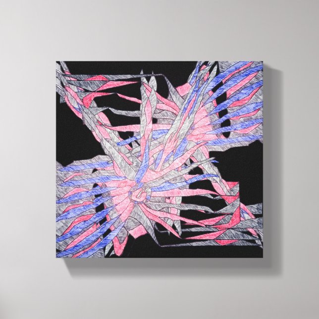 Abstract Hidden Harmony Canvas Print (Front)