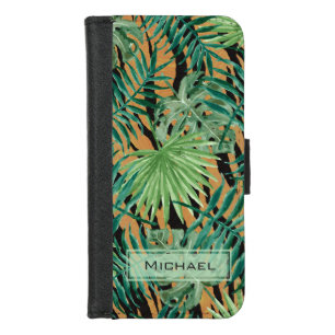 Abstract Hidden Tiger Camouflage Art  iPhone 8/7 Wallet Case