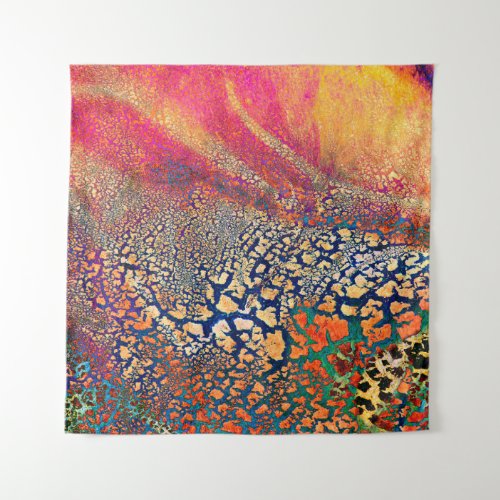Abstract highly detailed textured grunge backgroun tapestry