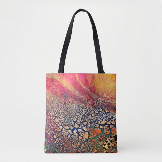 Abstract highly detailed textured grunge backgroun tote bag (Front)