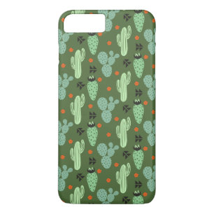 Abstract Hipster Cactus  Desert Pattern iPhone 8 Plus/7 Plus Case