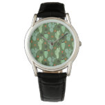 Abstract Hipster Cactus  Desert Pattern Watch