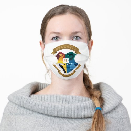 Abstract HOGWARTSâ Crest Adult Cloth Face Mask
