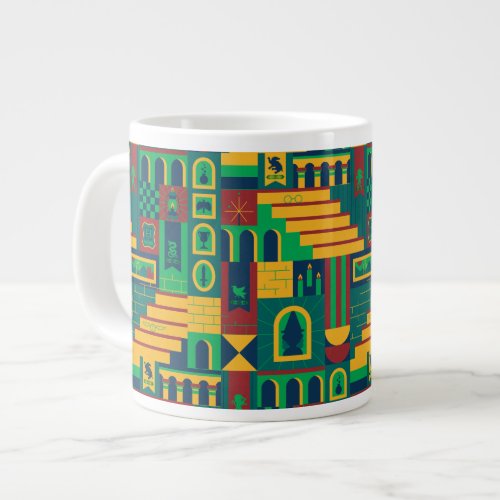 Abstract HOGWARTS Staircase Pattern Giant Coffee Mug