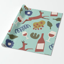 Abstract Holiday Wrapping Paper