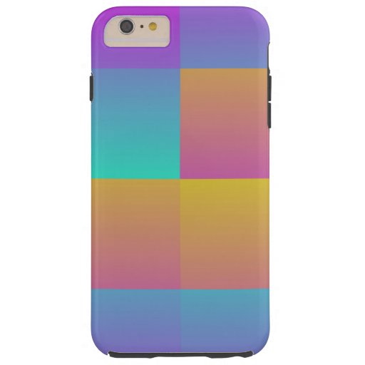 Abstract Holographic Colorful Gradient Colors Tough iPhone 6 Plus Case