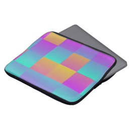 Abstract Holographic Colorful Gradient Colors Laptop Sleeve