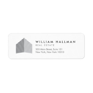 Abstract Home Logo Gray/White Label