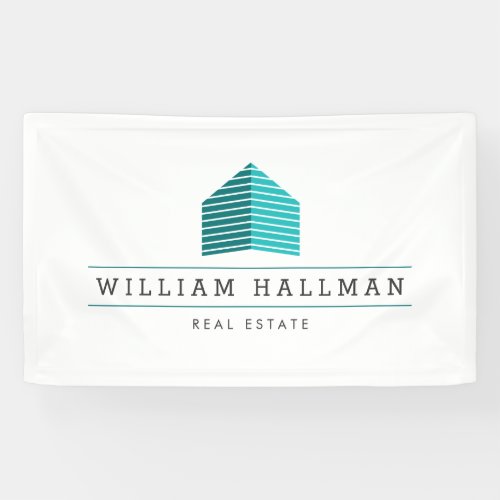 Abstract Home Logo TealWhite Banner