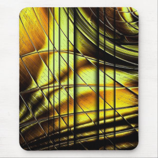 Abstract Honeygold Mouse Pad