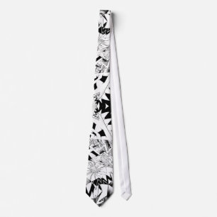 Abstract Horror Comic Art Neck Tie