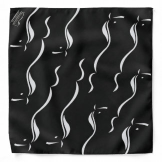 Abstract Horse Bandana, Anna Blake logo Bandana