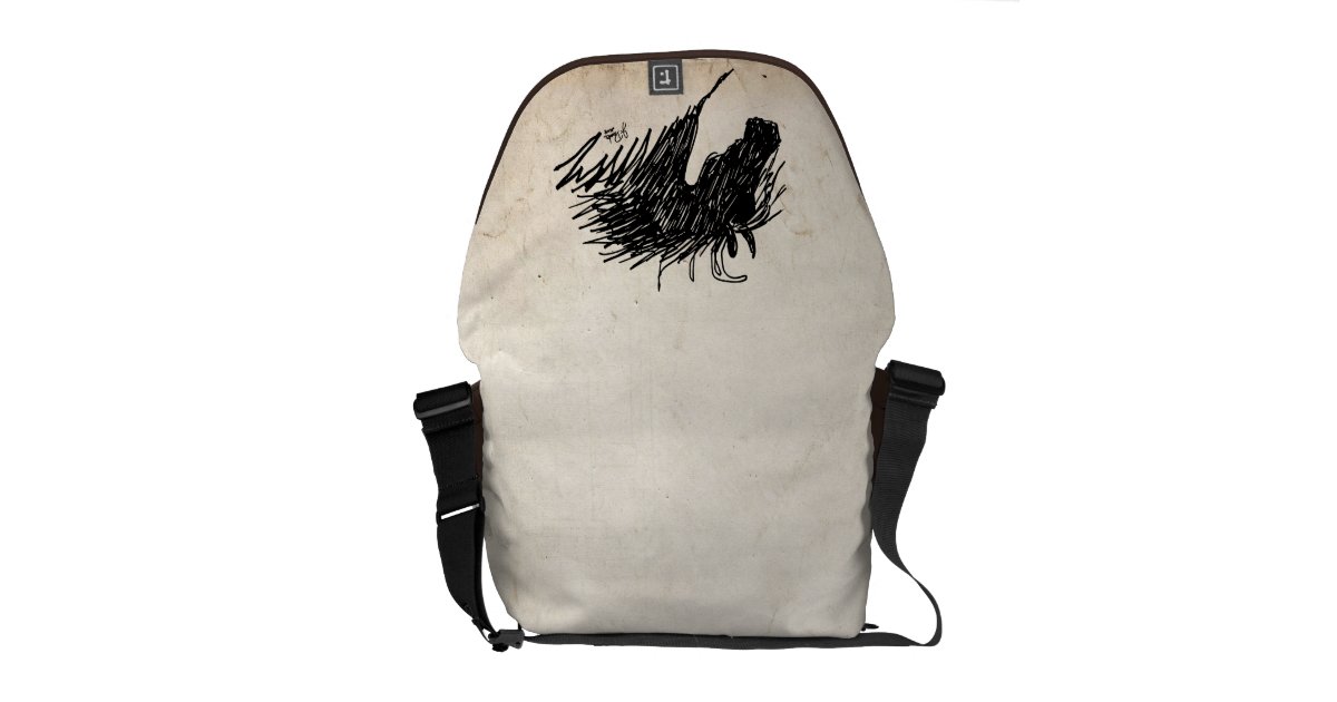 Abstract Horse Head art Courier Bag | Zazzle