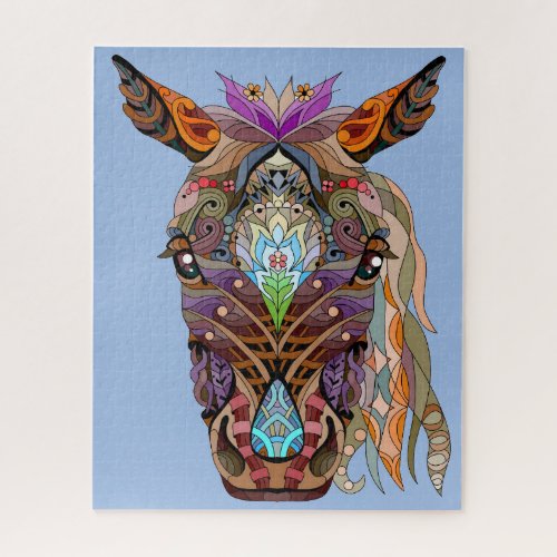 Abstract Horse Jigsaw Puzzle