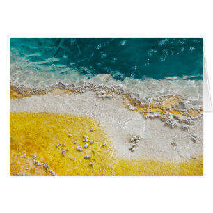 Abstract Hot Spring Yellowstone National Park