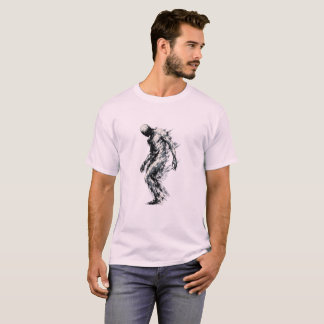 Abstract Human Figure Streetwear Shirt – Emotional
