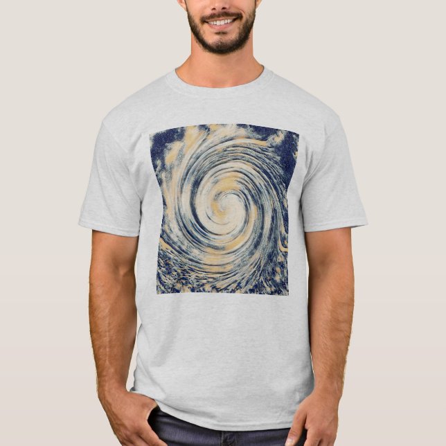 Abstract Hurricane Storm Art T-Shirt (Front)