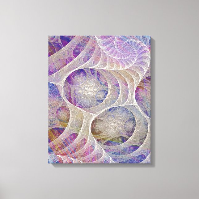 Abstract - Ice Palace - Rectangular Canvas Art (Front)