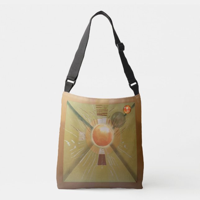 Abstract Ideas Radiation Crossbody Bag (Front)