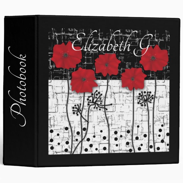 Abstract illustration, 3 ring binder (Front/Spine)