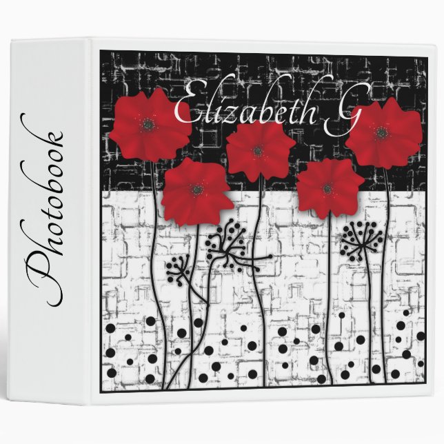 Abstract illustration, 3 ring binder (Front/Spine)