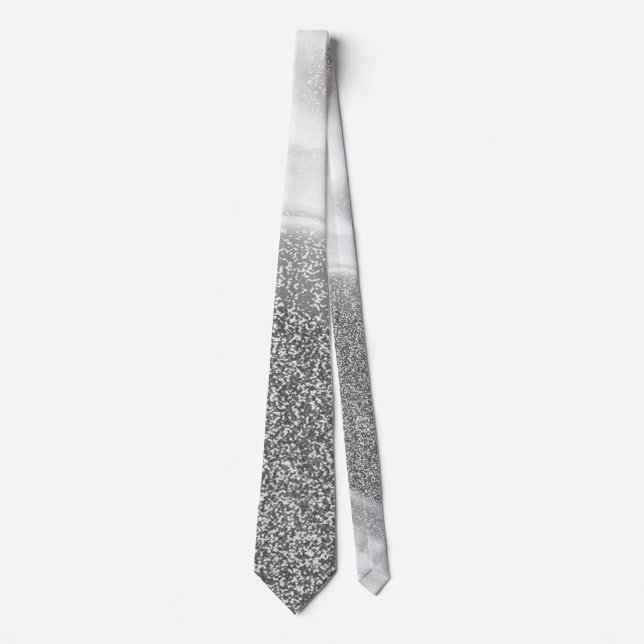 Abstract Illustration Fluid Art Design Background  Neck Tie (Front)
