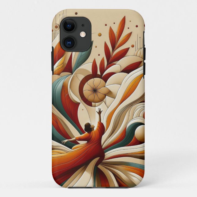 Abstract Illustration iPhone 11 Case (Back)