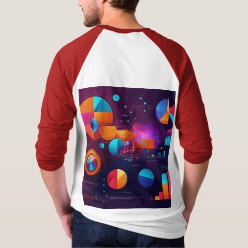 Abstract Illustration of Data and Analytics T_Shirt