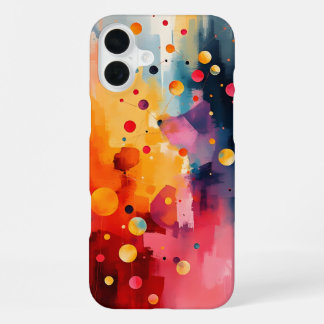 Abstract impressionism iPhone 16 plus case