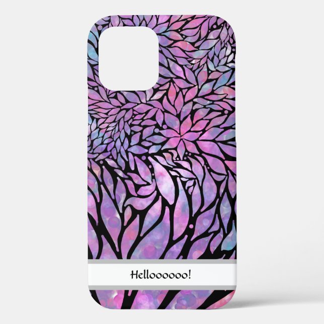 Abstract impressionist leaves Case-Mate iPhone case (Back)