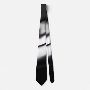 Abstract in Black and white Neck Tie
